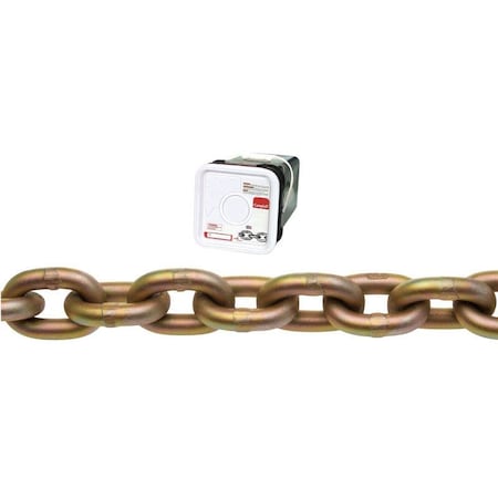 Campbell Chain & Fittings Campbell 1/4 in. Oval Link Carbon Steel Transport Chain 0.31 in. D X 65 ft. L 510426